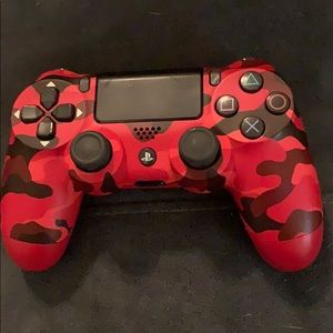 Red camo ps4 controller